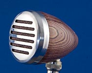 BlowsMeAway Productions custom wood bullet microphone