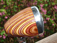 BlowsMeAway Productions custom wood bullet microphone