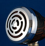 BlowsMeAway Productions custom wood bullet microphone - tripoly grill