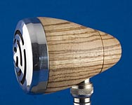 BlowsMeAway Productions custom wood bullet microphone - stealth volume control